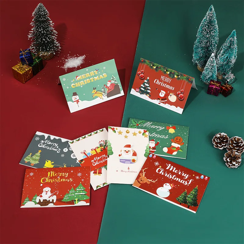 

8 handwritten Christmas Eve greeting cards for 2025, with handwritten blessings available as gifts