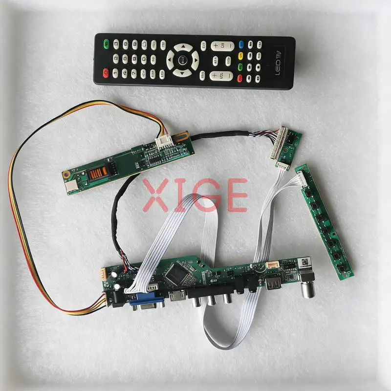 

Для LTN133AT01 LTN133W1 B133EW01 LP133WX1 комплект платы контроллера привода экрана 1280*800 USB + AV + VGA + HDMI 30-контактный LVDS 1280x800 1-CCFL