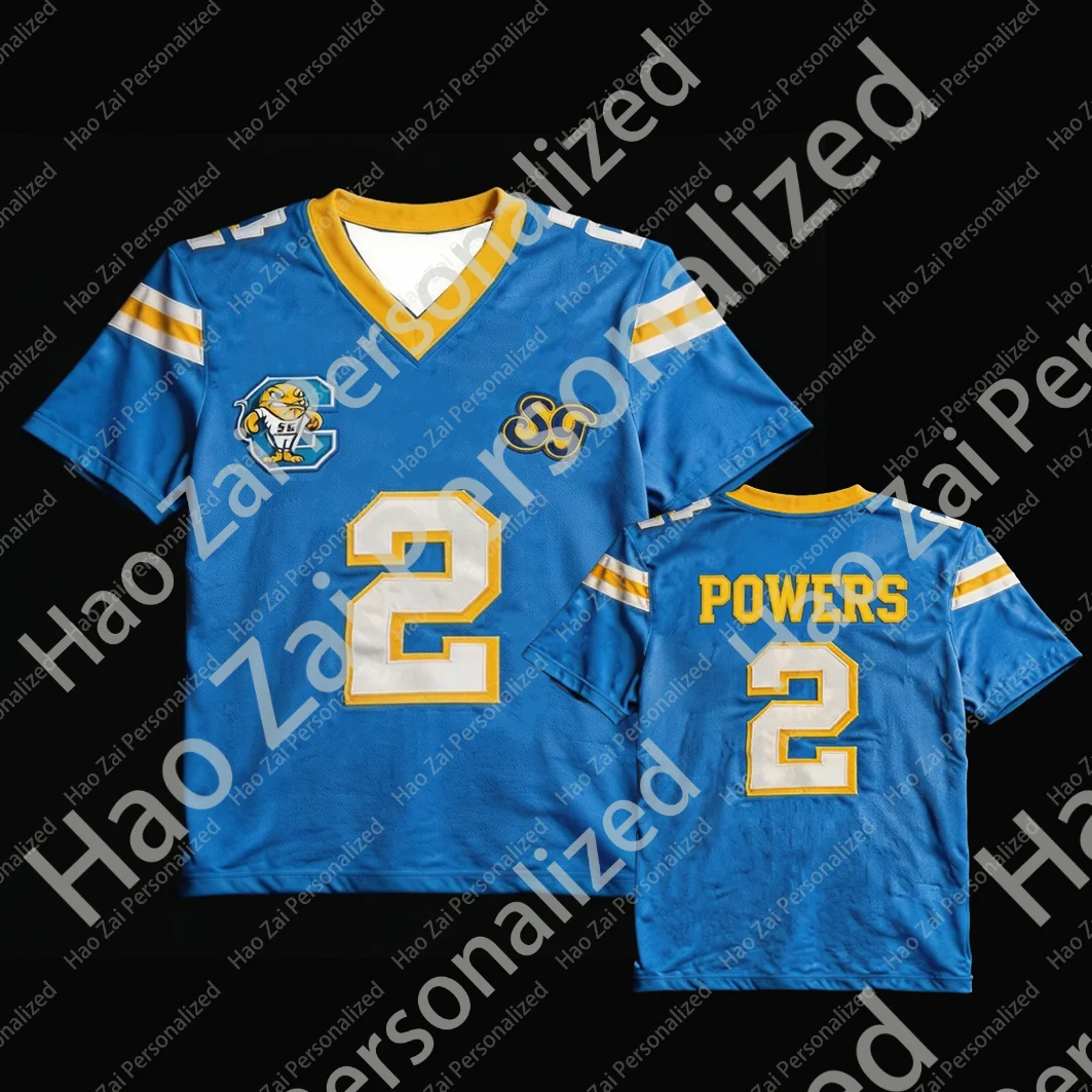 2026 Chad Powers South Georgia Football Jersey T-shirt V-Neck Short Sleeve Sportwear Tee Women Men Outdoor Streetwear Tops