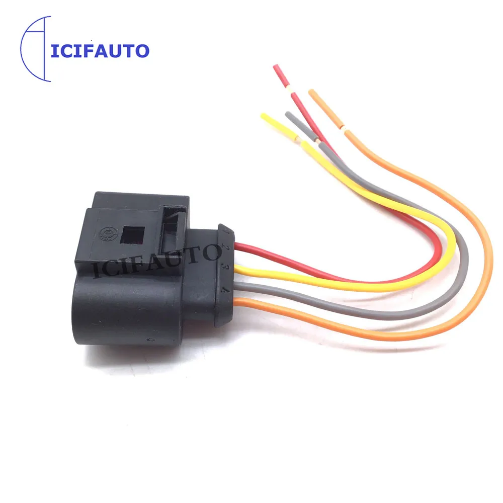 2/4/10 Ignition Coil Connector 1J0973724 for Audi Q7 VW Atlas CC Passat Touareg  022905100B, 022905100E, 022905100H, 022905715A