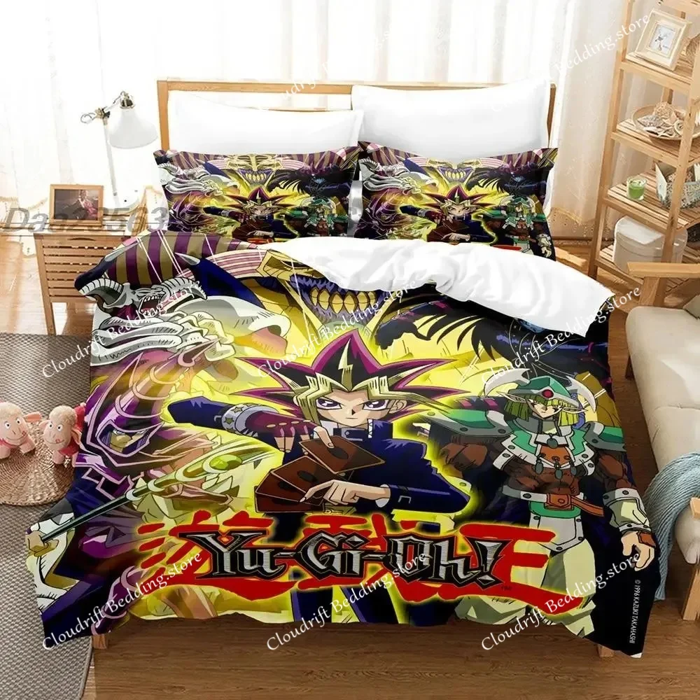 

Yu Gi Oh Bedding Set Single Twin Full Queen King Size Bed Set Aldult Boys Bedroom Duvetcover Sets 3D Print Anime 2026 Kawaii