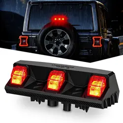 Led Third Brake Lights LED Rear Lights High Mount Stop Lights For Jeep Wrangler JL JLU 2018-2024 Car accessory Brake Tail Lights