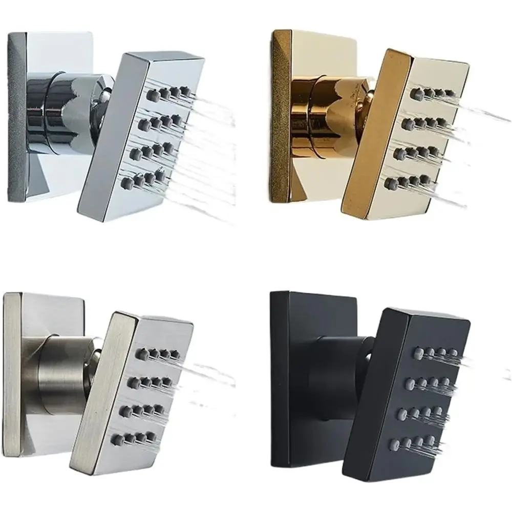 

6-Piece Chrome Shower Body Jets with Spray Nozzles for Bathroom Accessories