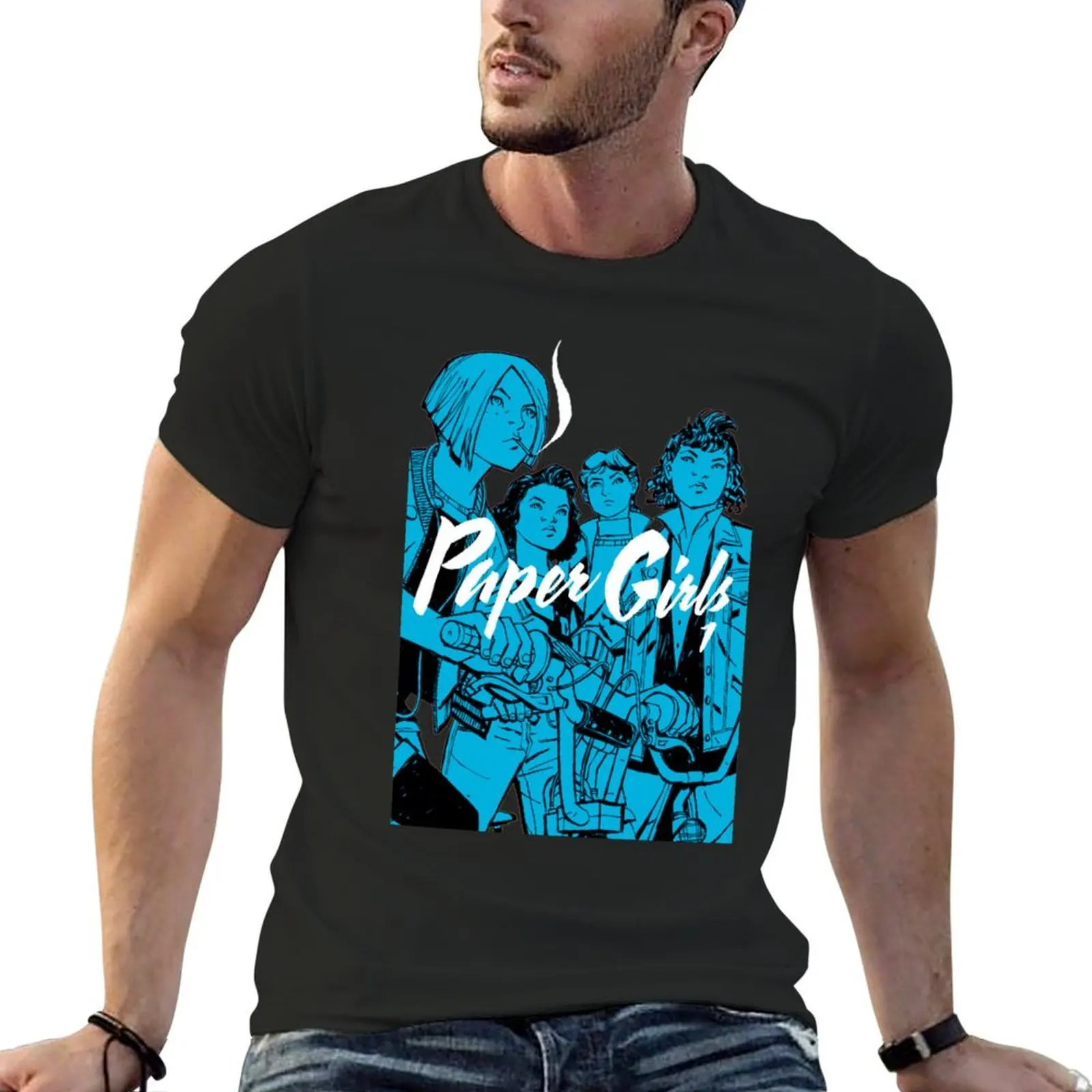 ce quot;Paper Girls? - Mac T-Shirt blacks customs design your own kawaii clothes customizeds mens graphic t-shirts pack