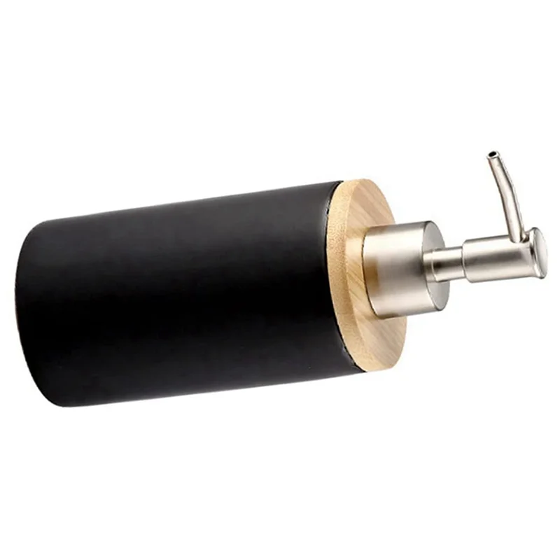 

FAST-3X 400 мл дозатор мыла, скандинавский стиль, дозатор лосьона, дозатор мыла для кухни и ванной комнаты - черный