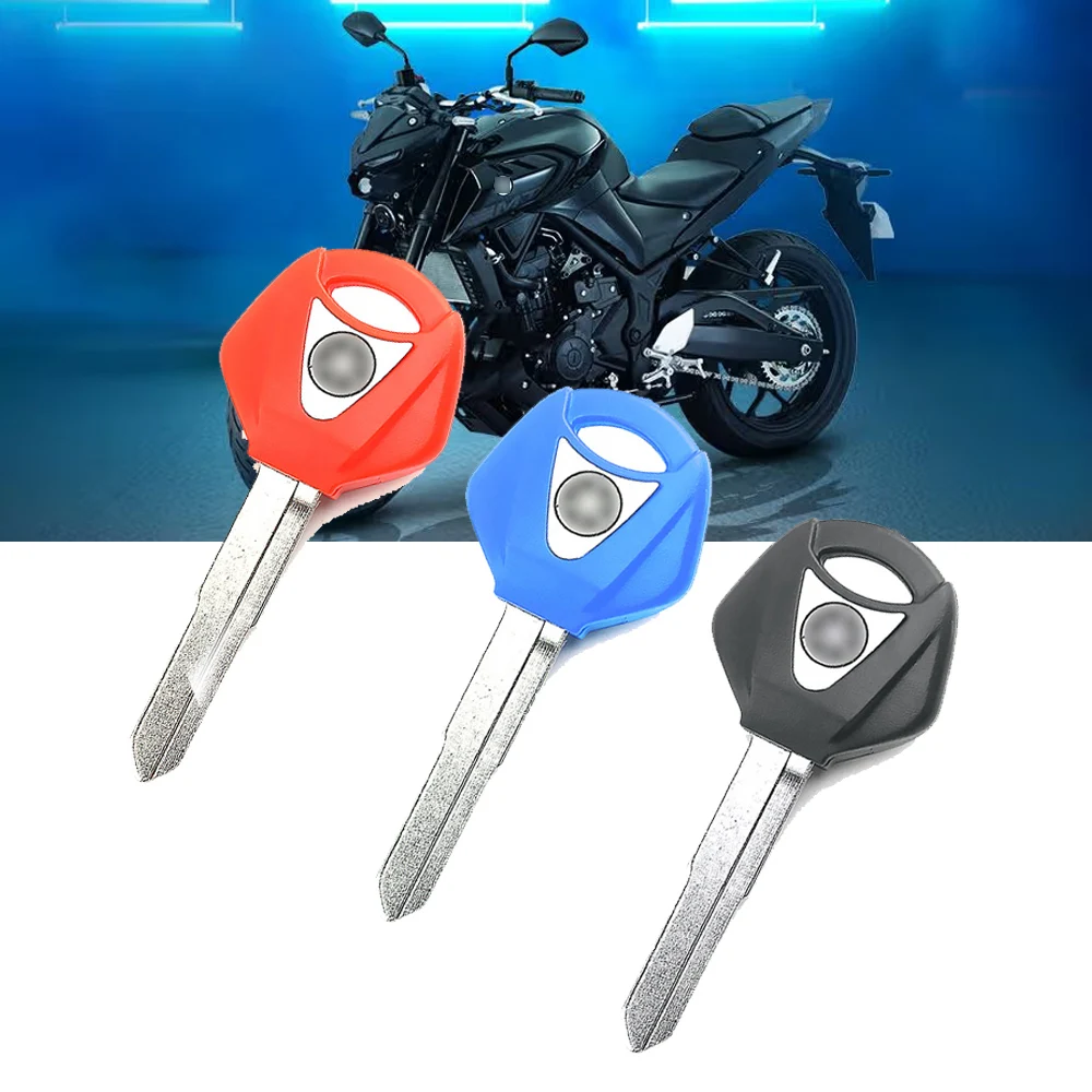 For Yamaha Mt01 Mt03 Mt07 Mt09 Mt10 TDM850 TDM900 FZR250 FZR400 XJR400 XJ6 XJR FJR 1300 Motorcycle Blank Key Uncut Blade Parts