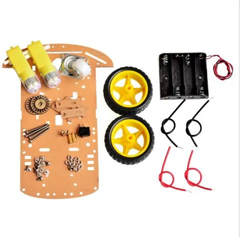 diy kit 2WD Robot Smart Car Chassis Kits met snelheidscoder