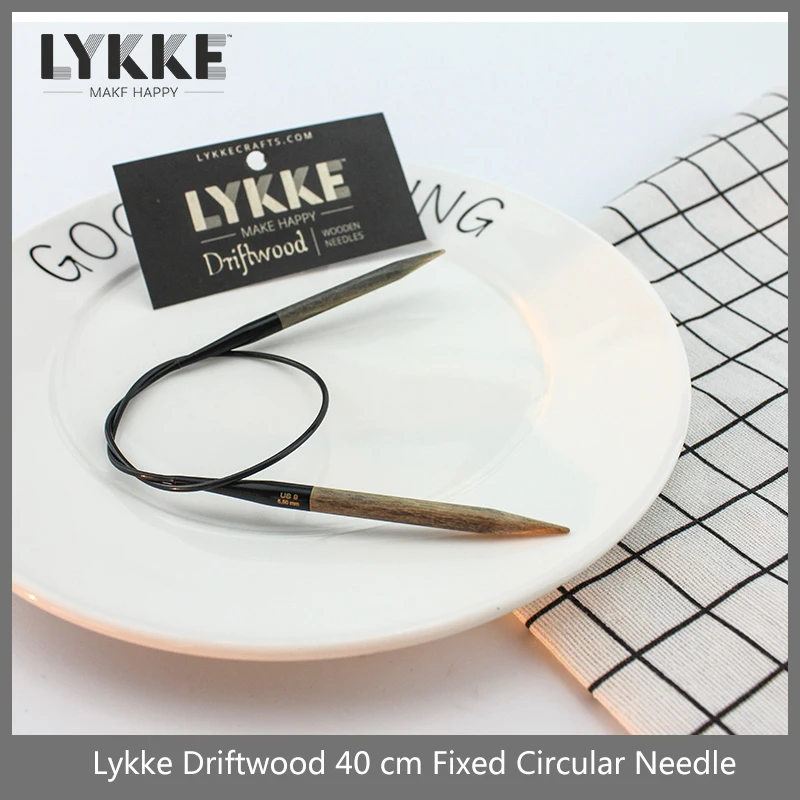 1 piece LYKKE 40 cm Fixed Circular Knitting Needle