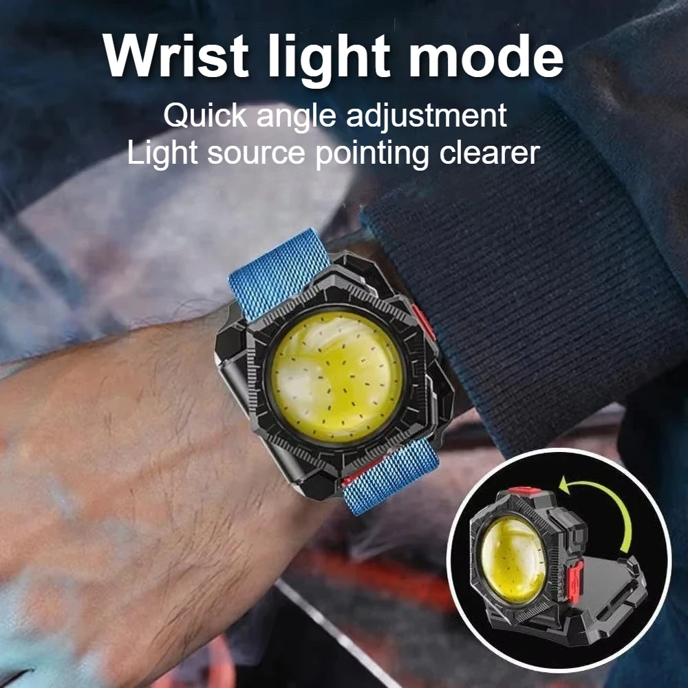 LED Keychain Flashlight USB-C Rechargeable 550Lm Portable Mini Torch Light Pocket Lantern Flood Work Light With Magnet