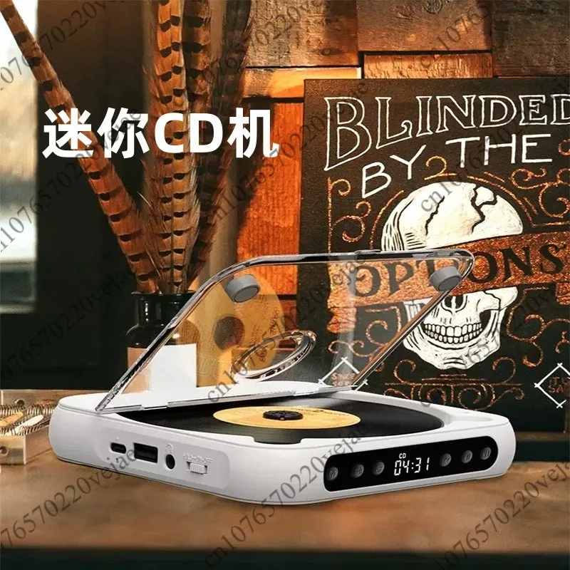 

Portable CD Player Album Player Listen to Disc CD Portable Student Mini Bluetooth Audio