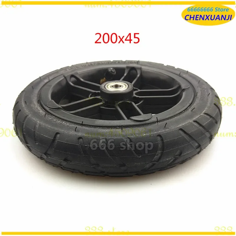 200x45  Inflated Wheel Tyre Innertube and Hub for E-twow S2 Scooter M6 M8 M10 Pneumatic Wheel 8\