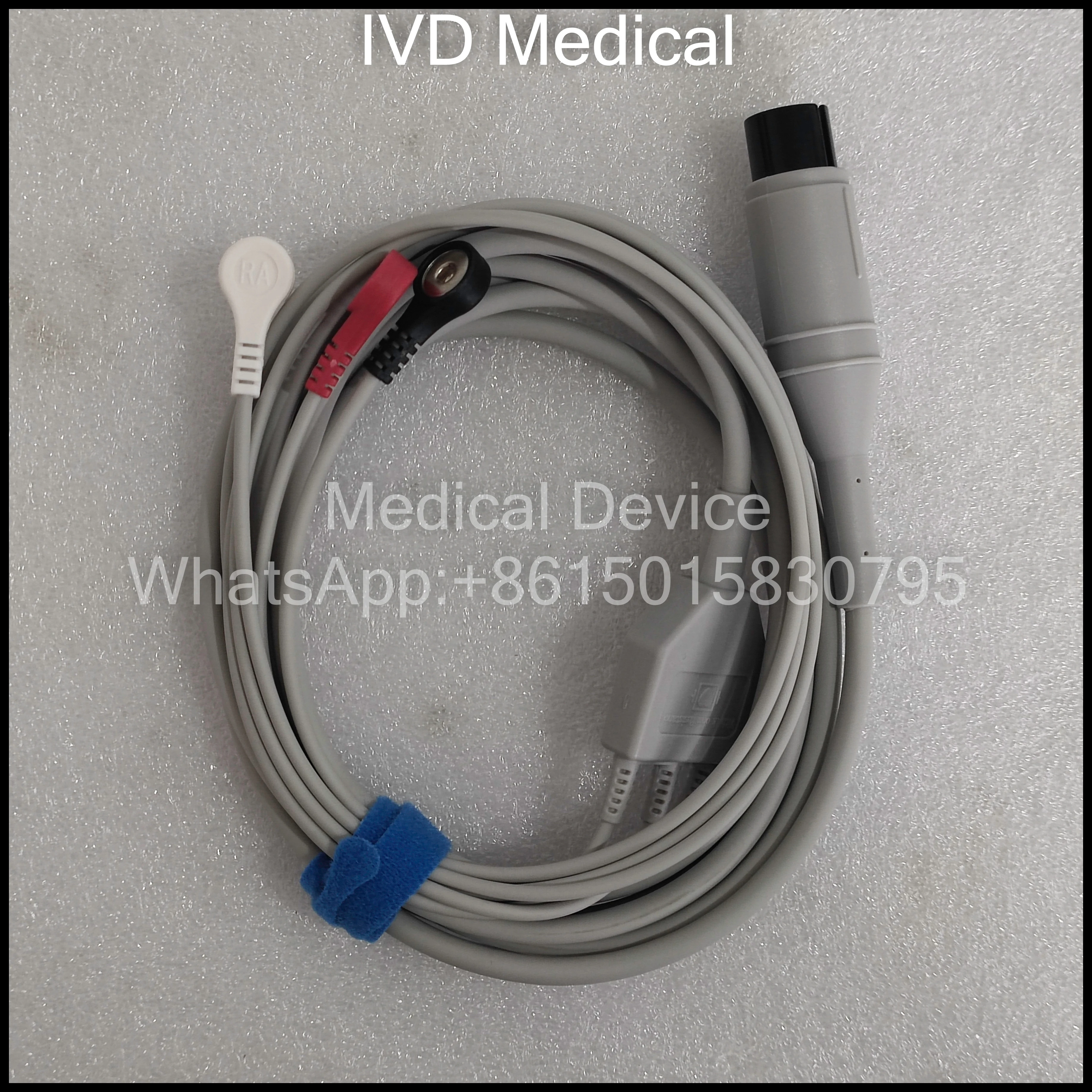 

Кабель ЭКГ Mindray EA6131B — 6-контактный 3-проводной кабель ЭКГ, AHA, Defib-P 0010-30-43117