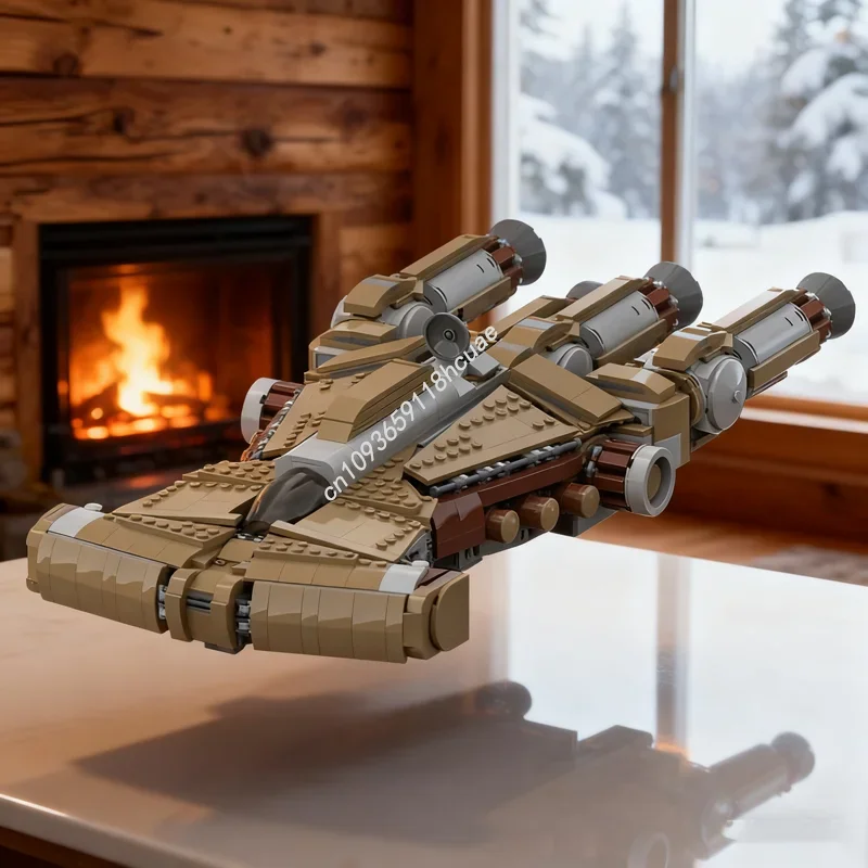 

1600 шт. MOC Тигель Звезда Боевая модель Строительные блоки Игрушечная конструкция Рождественский подарок Сборка DIY Образовательный кирпич День рождения