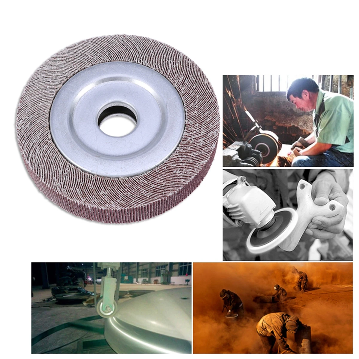 

Polished Thousand Pages Wheel Durable Grinding Flap Disc Heavy Duty Wheels Abrasive
