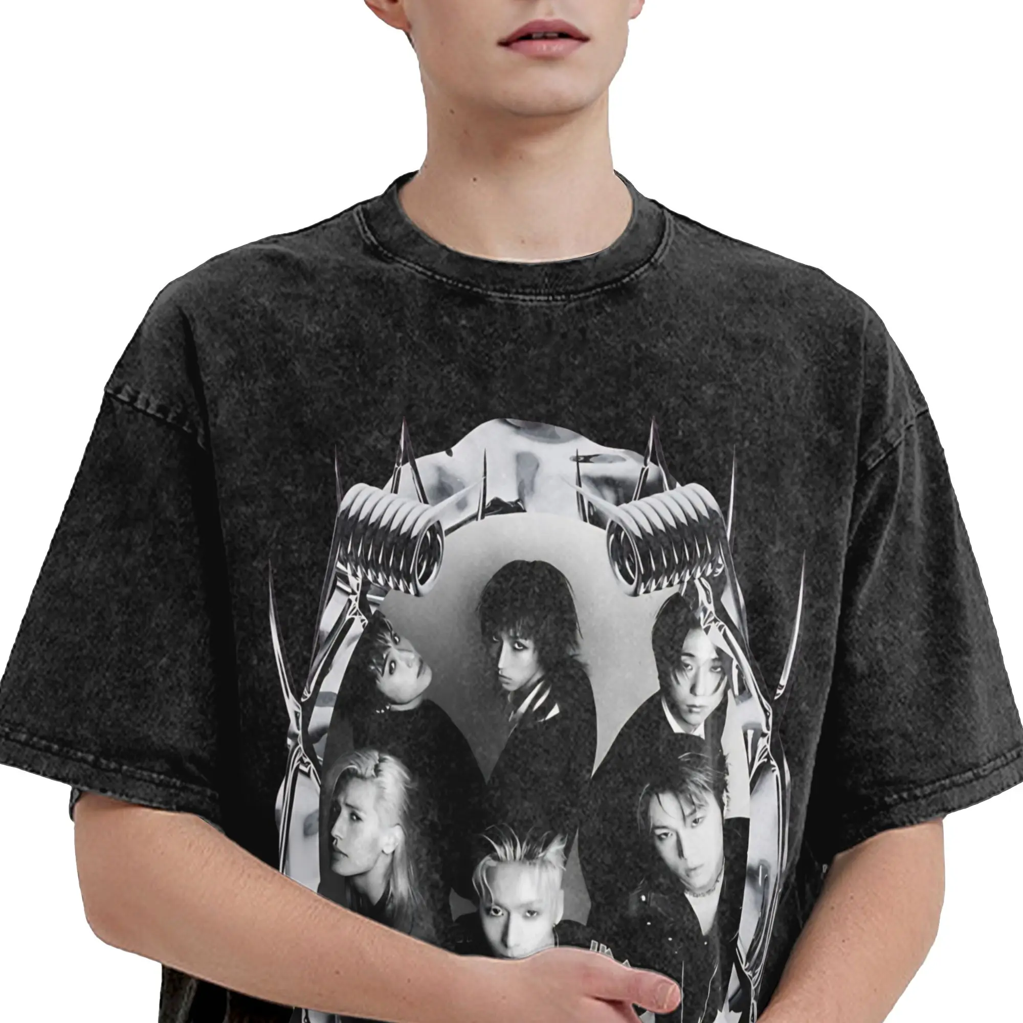 Xdinary Heroes boy group T Shirt Hip Hop Washed 100% Cotton Oversize T-Shirts  Vintage for Men Women Streetwear