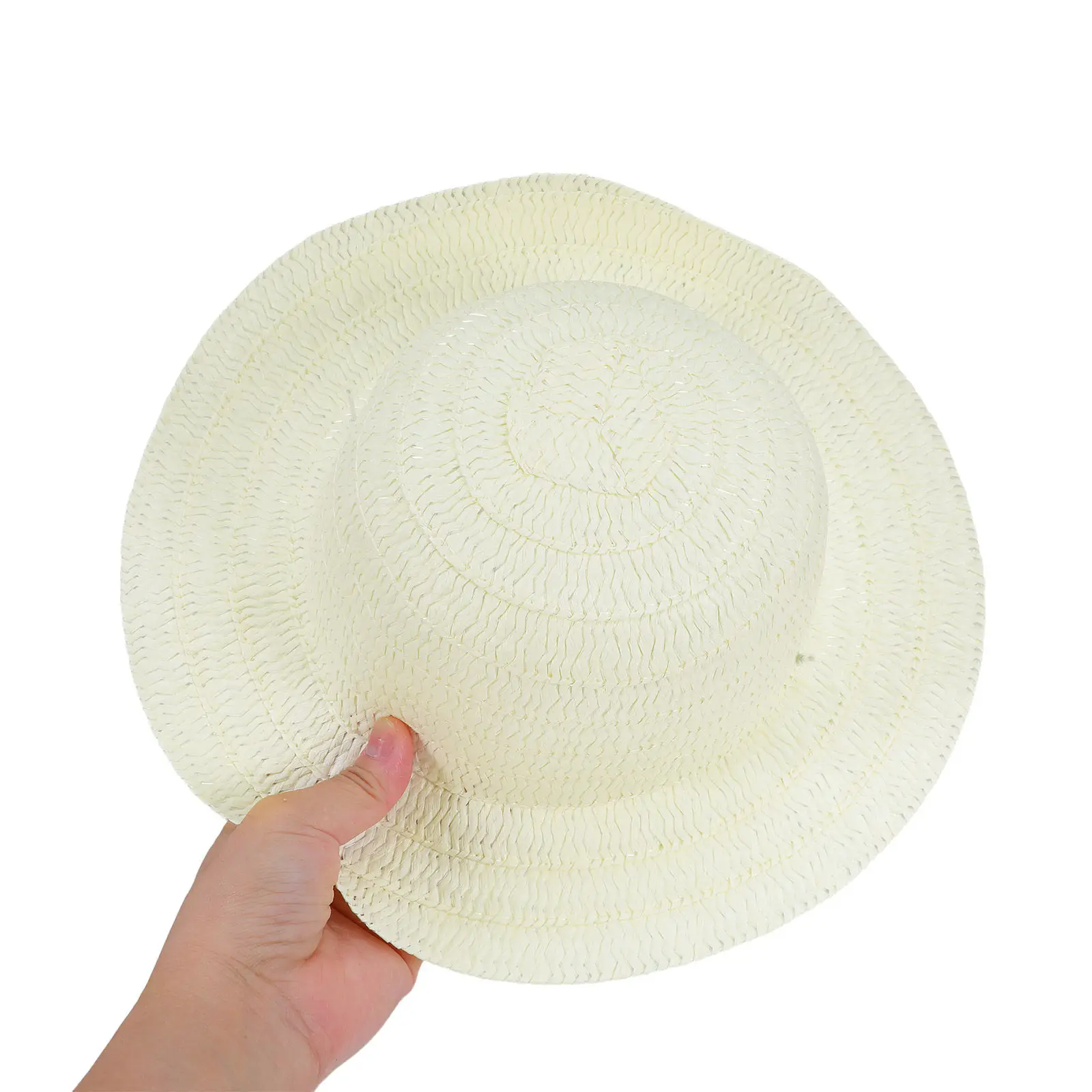 12pcs-blank-straw-hats-for-craft-kids-creative-farmer-hats-sun-protection-hand-painted-party-beach-costume-arts-supplies