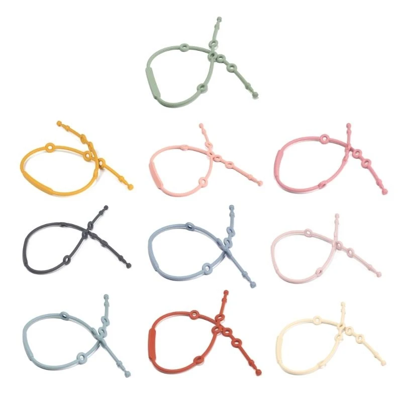 

Baby Pacifier Hanging-Strap Anti-Lost Chain Dummy Holder for Nipple Silicone Teething Toy Clip Chain Newborn Shower Gift G2TD