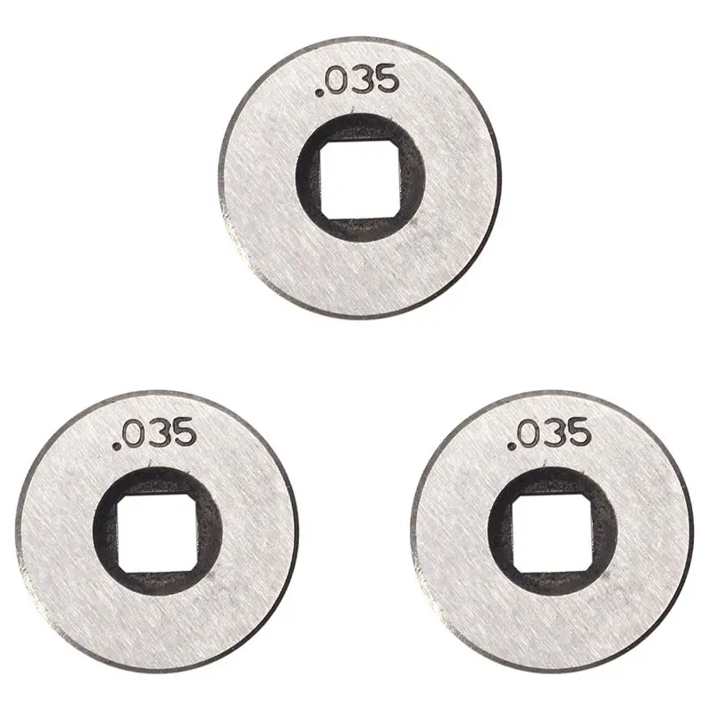 3X Mig Welder Wire Feed Drive Roller Roll Wheel Kit 25Mm Diameter 0.8-0.9Mm/.030 Inch-.035 Inch-A68E