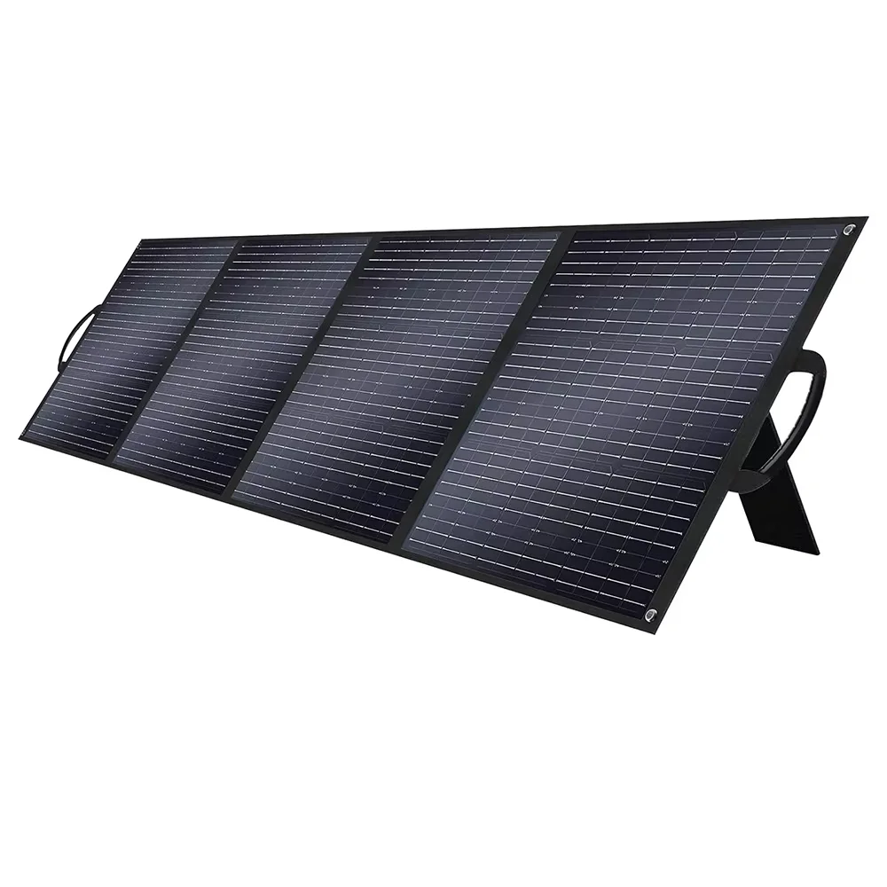 SolarPlay T200 Solar Panel, 200W Max Output Power, 23.4% High Conversion Efficiency, Adjustable Kickstand, Q2501 Power Station