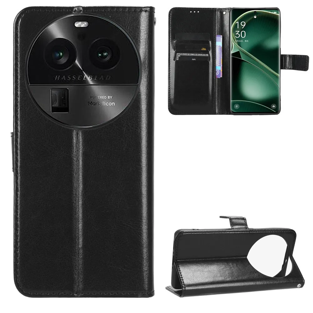 ل ممن لهم البحث X6 5G حافظة فاخرة فليب محفظة من جلد PU الحبل حامل حافظة ل ممن لهم البحث X6 برو 5G X 6 FindX6 أكياس الهاتف