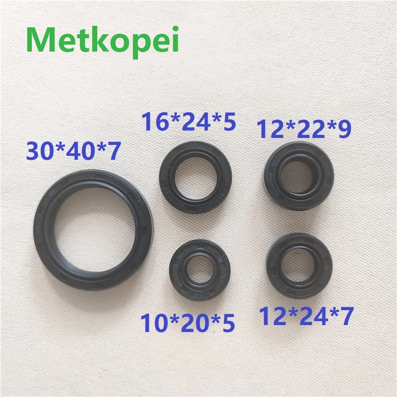 motorcycle GS200 DR200 QM200GY GXT200 DR200 engine oil seal set for Suzuki 200cc GS GXT DR 200 rubber parts