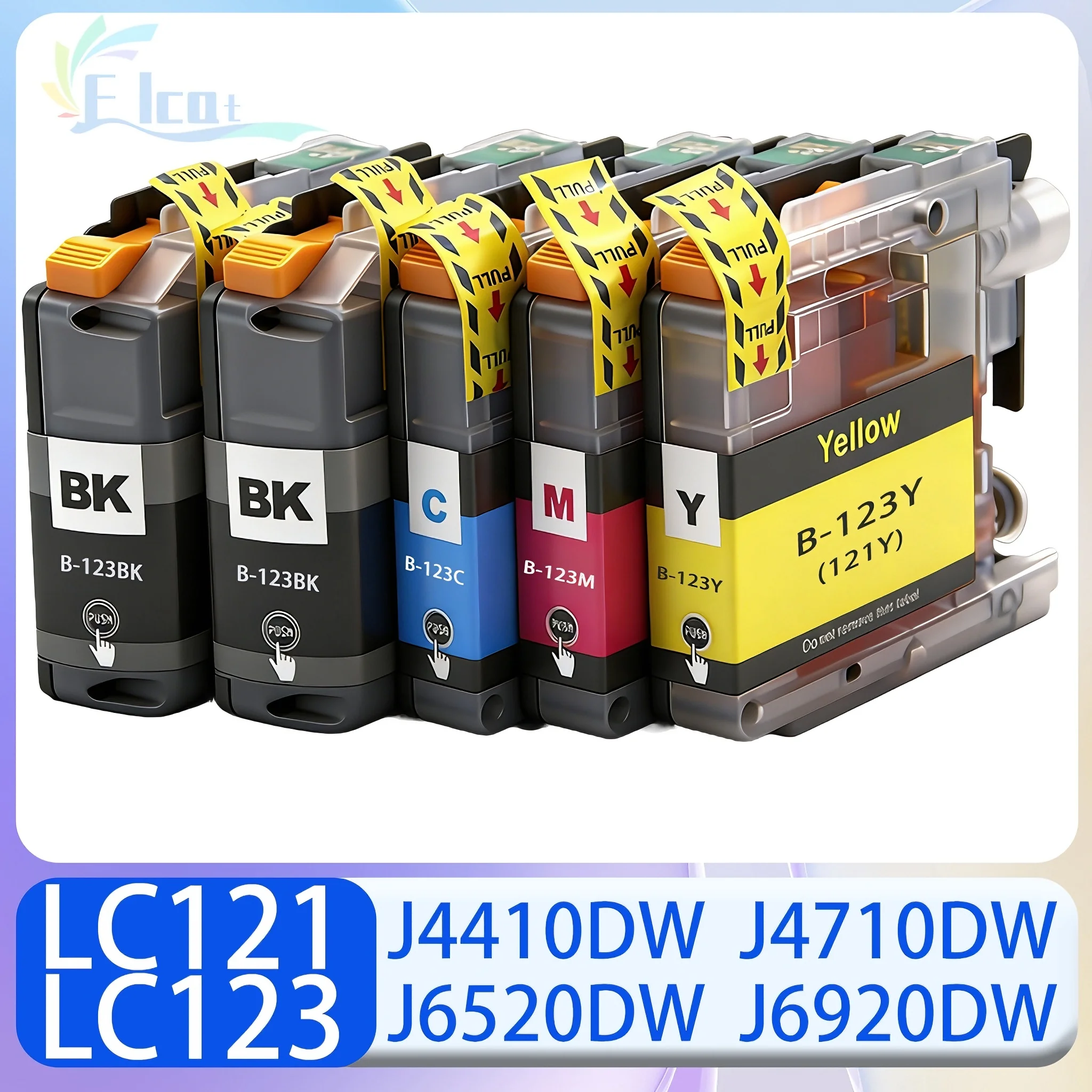 

LC121 LC123 1212 123, совместимый картридж с принтером Brother DCP-J4110DW J552DW MFC-J4410DW MFC-J4610DW MFC-J4710DW J6720DW