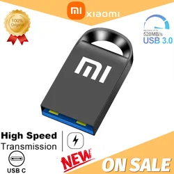 Xiaomi-Mini clé USB 3.0, transmission haute vitesse, 1 To, 512 Go, métal, étanche, stockage de mémoire portable, 2 To