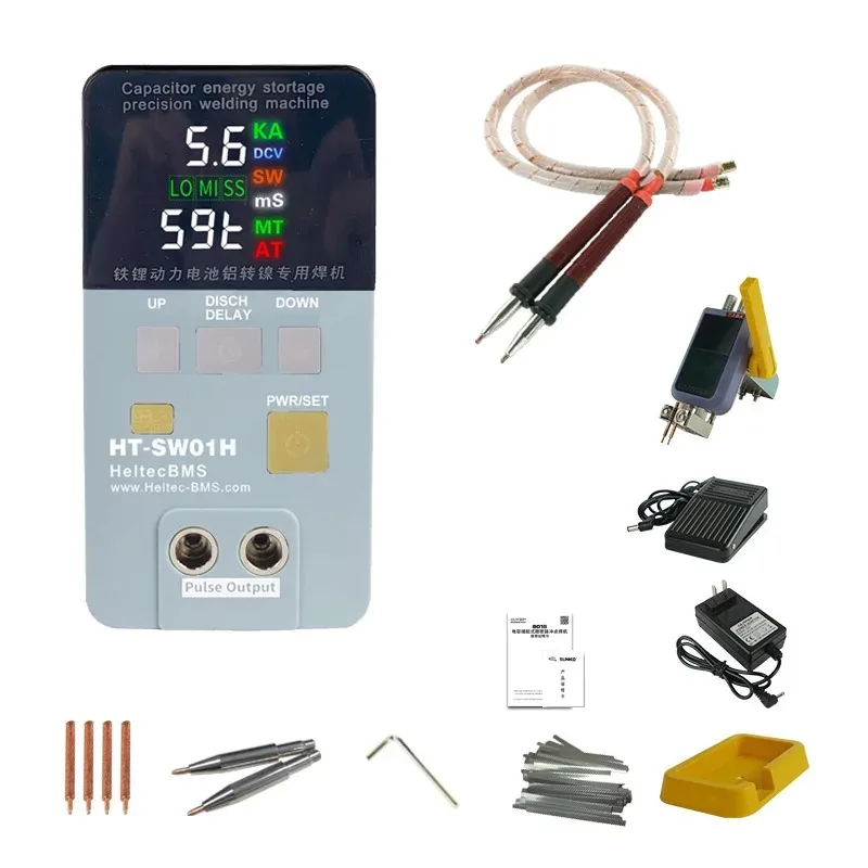 HT-SW01H  Lithium Battery Spot Welding Machine Large Single Battery Aluminum to Nickel High Power Pulse Handheld Touch Spot Weld