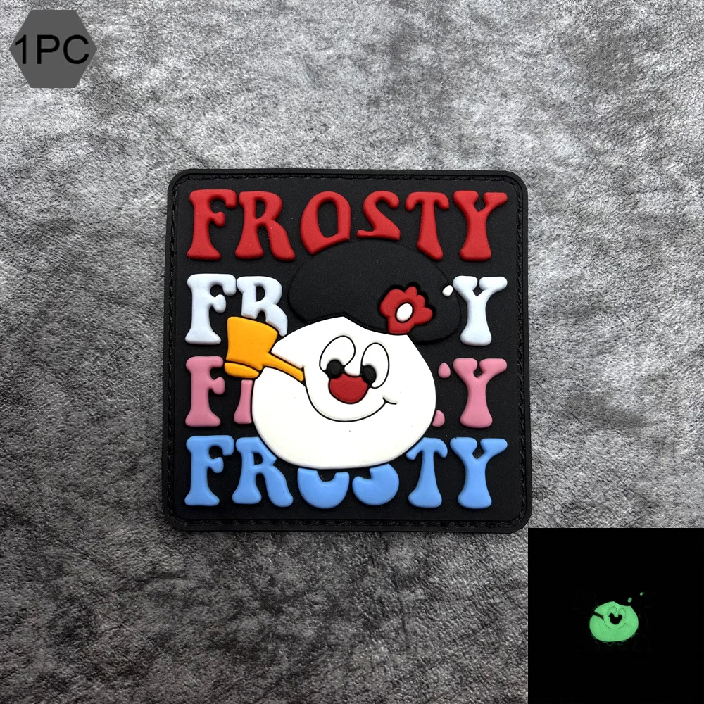 A Cute Snowman Pattern Pvc Pat - огляд і ціна Embroidery Effect
