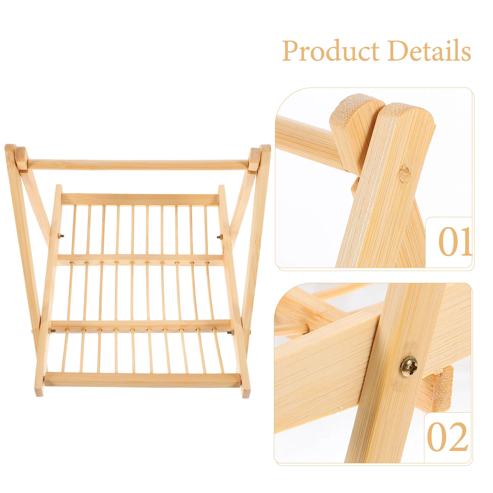 

Kitchen Bamboo Basket Exquisite Weaving Pattern Fruit Vegetable Snack Rack Household Home Decorative Accessory for Dining Room