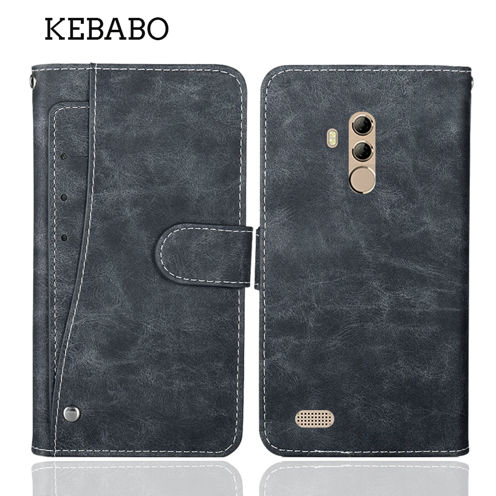 Модный кожаный чехол-кошелек Leagoo KIICAA MIX Power 2 Pro S9 T8s, роскошный чехол с отделениями для карт, защитный чехол для телефона