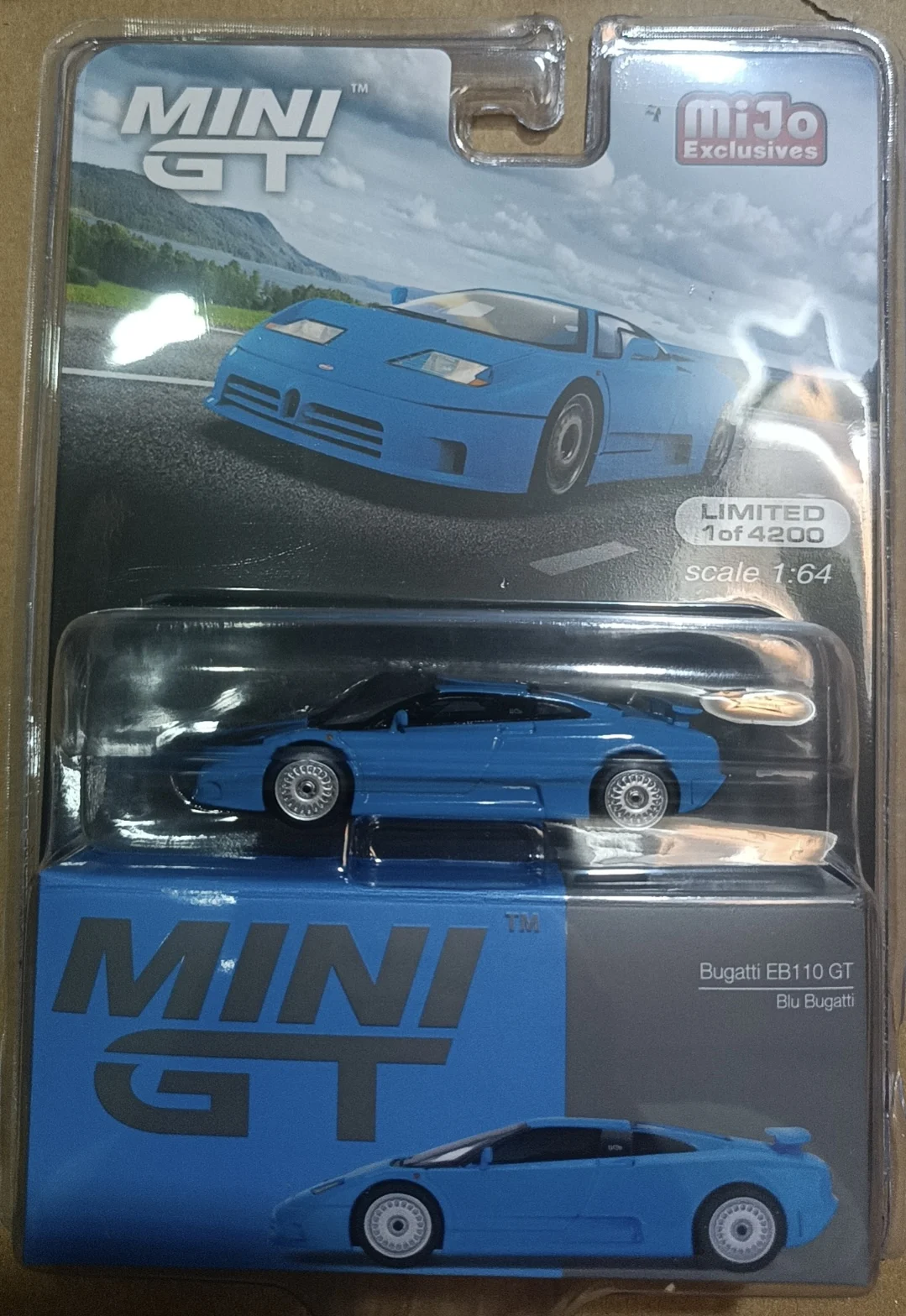 

TSM MINIGT 1/64 # 644 Bugatti EB110 GT Die-cast alloy car model collection display gifts