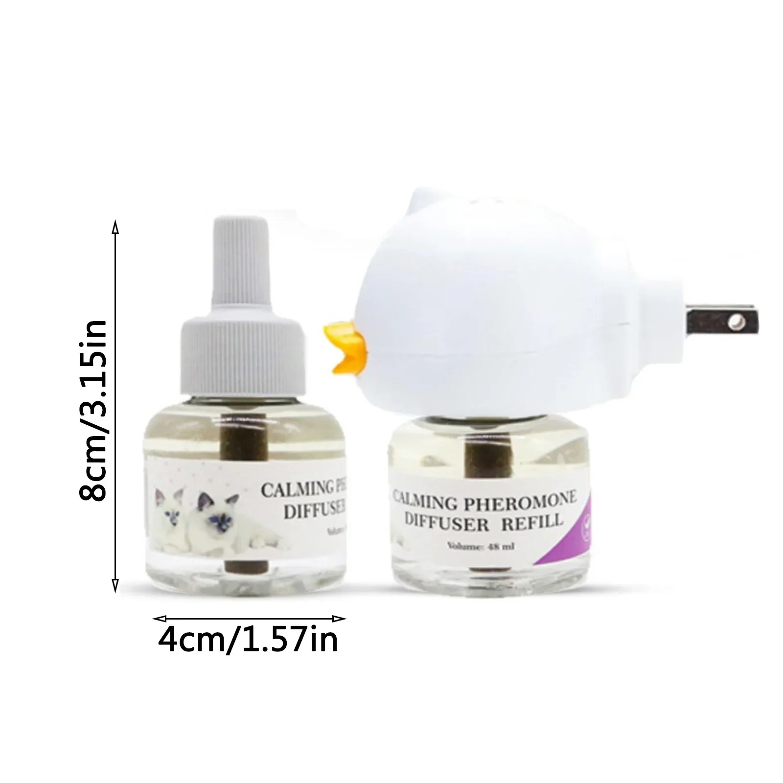 Feromoonverspreider voor katten Kat Feromoon Plug-In Relaxants Start Kit 30-daagse navulling Kalmerende spray voor kalm Ontspannend Thuis Binnen