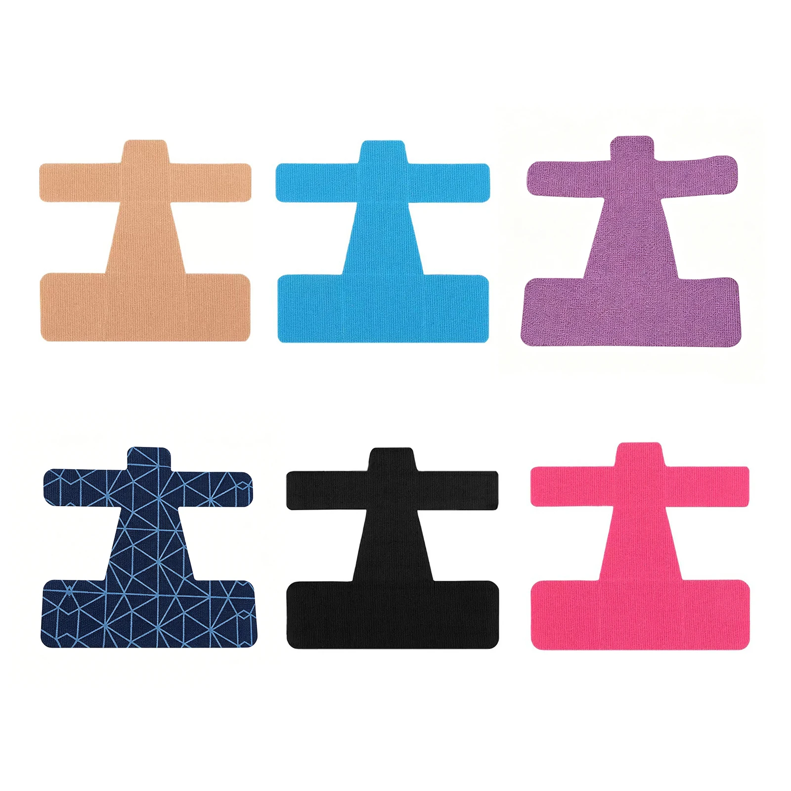20PCS Athletic Toe Relief Tape Big Toe Spacer/Separator/Straightener Tape Precut Kinesiology Tape for Bunions Turf Toe