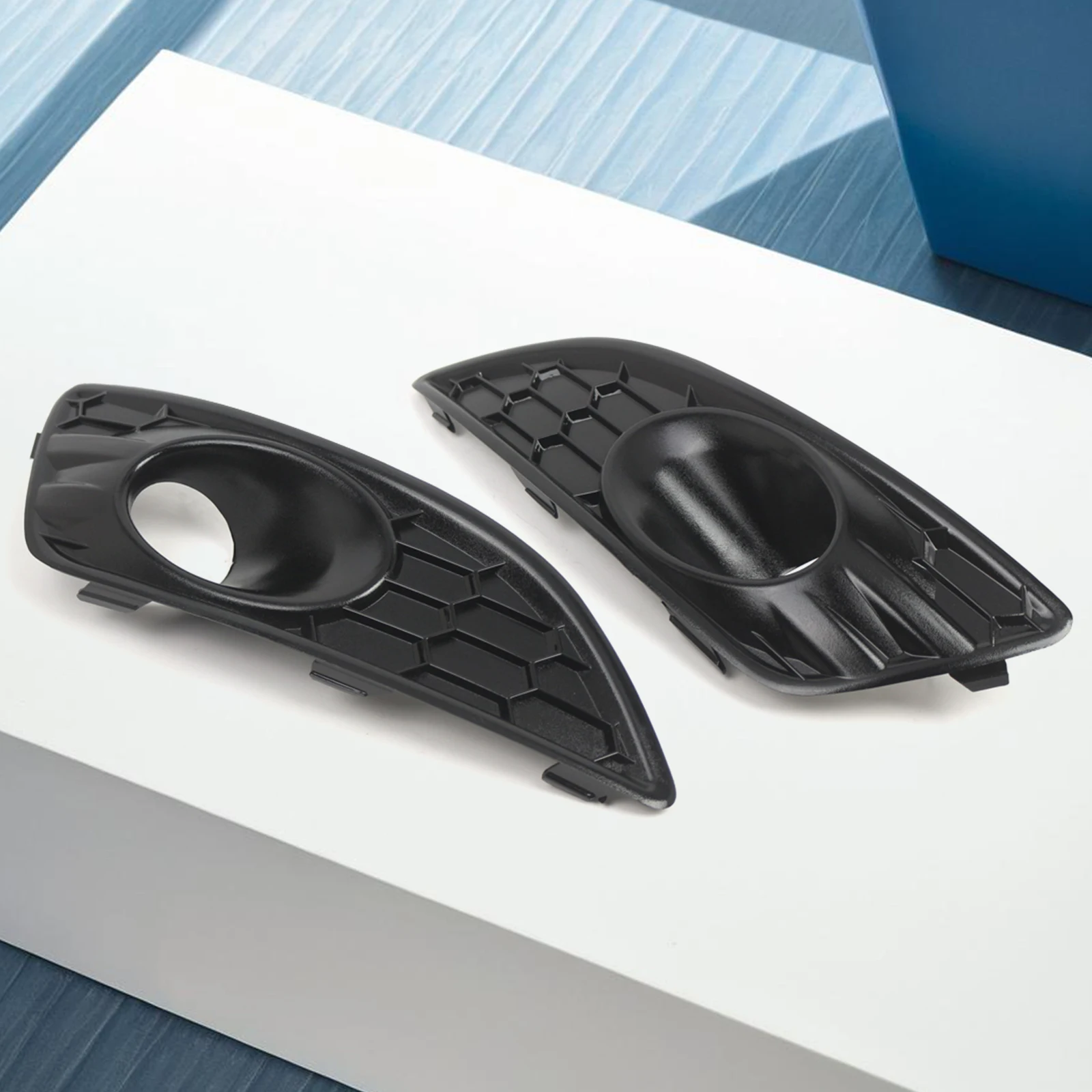 

1 пара накладок на передние противотуманные фары, замена D2BZ15266CB D2BZ15266GB, нижняя решетка противотуманной фары, подходит для Ford Fiesta 2013-17