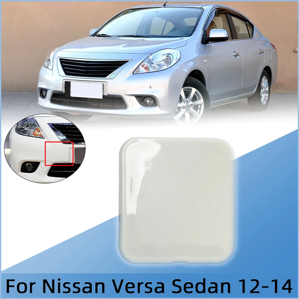 

For Nissan Versa Sedan 2012 2013 2014 622A0-3BA0H 622A03BA0H Auto Front Bumper Tow Hook Eye Cover Cap Towing Hauling Trailer Lid