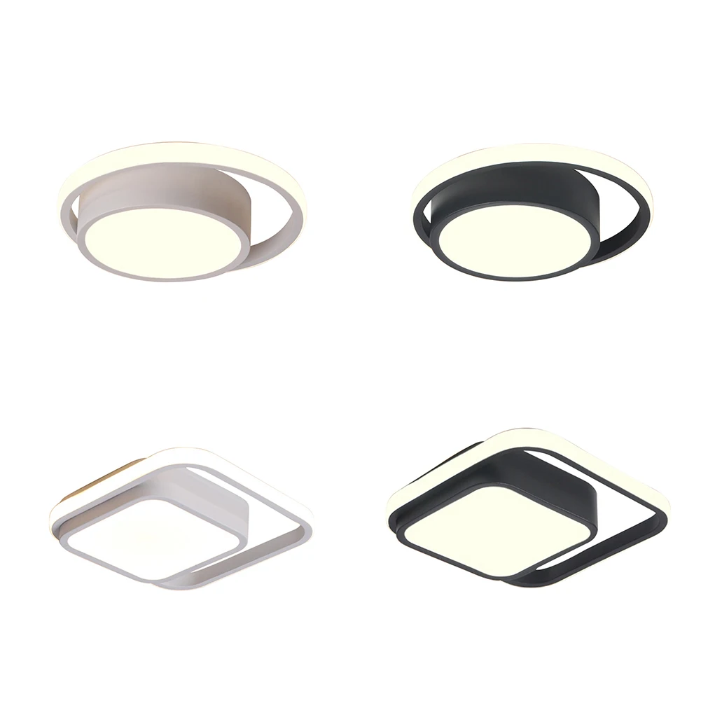 โคมไฟเพดาน LED โมเดิร์นโคมไฟดาวน์ไลท์ติดพื้นผิวในร่มแสงที่เรียบง่ายประหยัดพลังงานป้องกันดวงตาสำหรับห้องนั่งเล่นห้องนอน