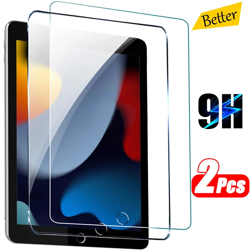 

2 шт. Закаленное стекло для iPad 10,2 дюйма, защитная пленка для планшета iPad9th 10th 2022 Pro 11 Air4 Air5 9,7 дюйма 5th/6th