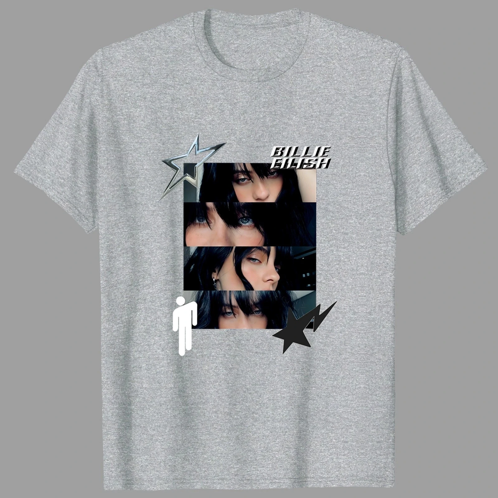 2025 بيلي إيليش هيت مي جولة الموسيقى الصلبة التي شيرت متعدد الألوان حجم S-4XL الراقية الفاخرة لكل من الرجال والنساء أفضل Y2k الصيف