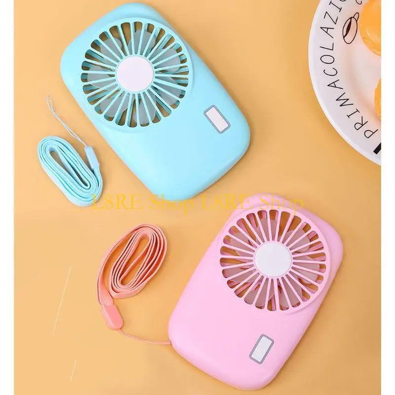 L8re Summer Mini Fan 2 Speed Fan القابلة للتعديل مع مروحة USB قابلة لإعادة الشحن
