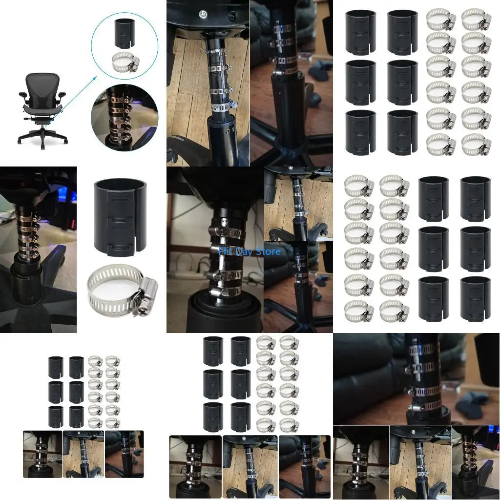 F92C Home Office Chair Height Adjustment Set with Metal and Plastic Components