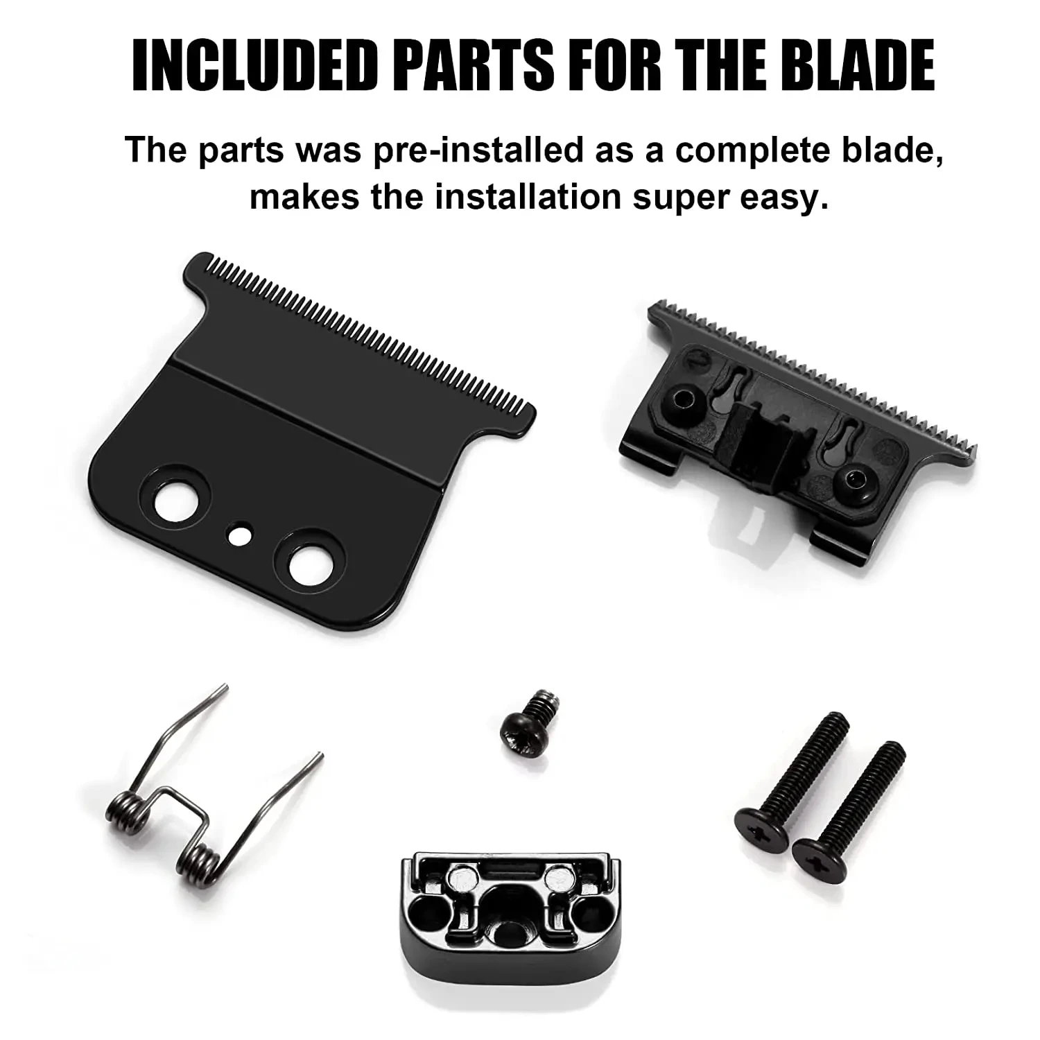 FX707Z Replacement Blade Fit for Babyliss Trimmer Blade, Compatible with BaByliss PRO Barberology Hair Trimmers FX787 FX726, Gol