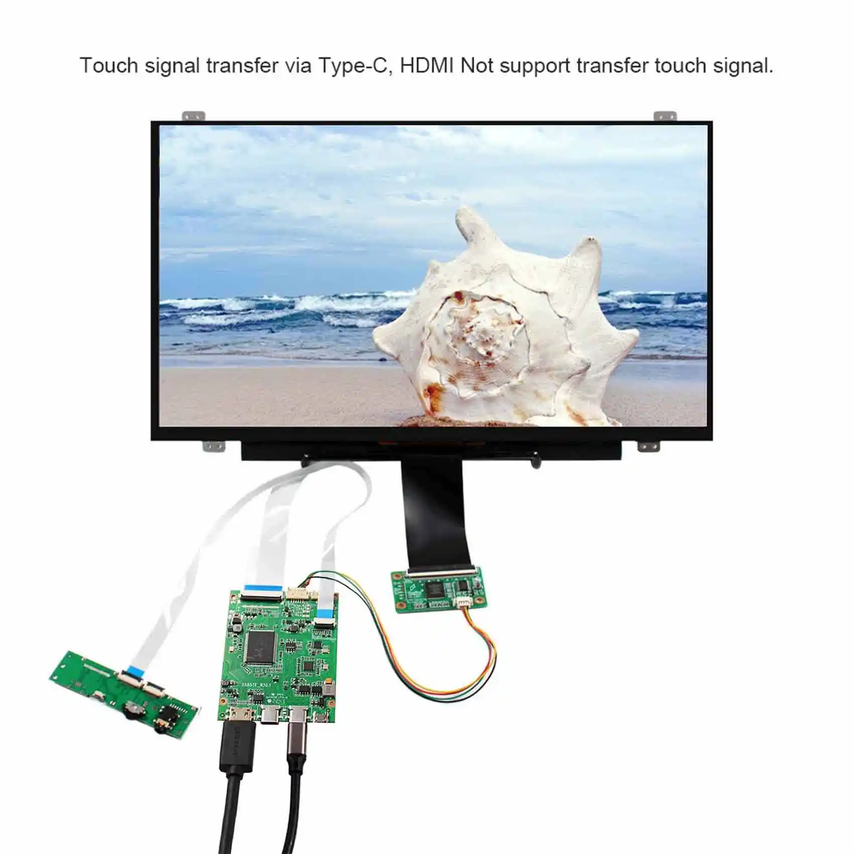 

Плата контроллера ЖК-дисплея Type-C, 14 дюймов, емкостный сенсорный IPS-экран 1920X1080