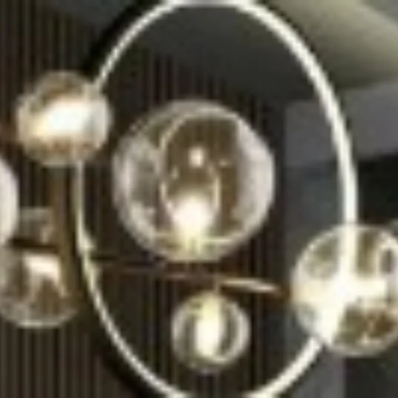 Nordic Glass Chandelier Pendant Light Ceiling Suspension Hanging Lamp Living Dining Room Kitchen Island