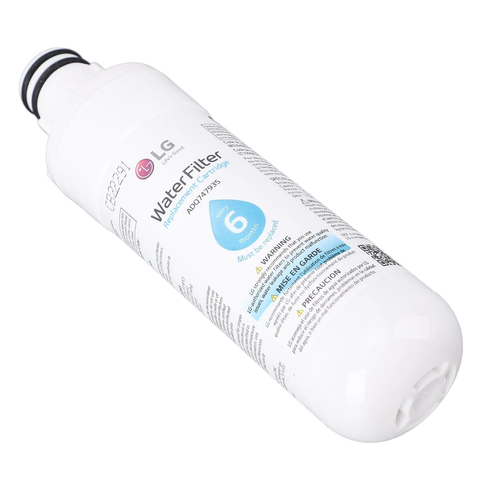 Refrigerator Water Filter Replacement For ADQ747935 Have 6 to 12 Months Lifespan Activated Carbon And ABS Material