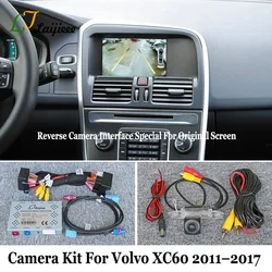 Front Rear View Camera Kit For Volvo XC60 2011~2017 / HD Night Vision Parking Aid Reverse Camera Compatible with Original Screen