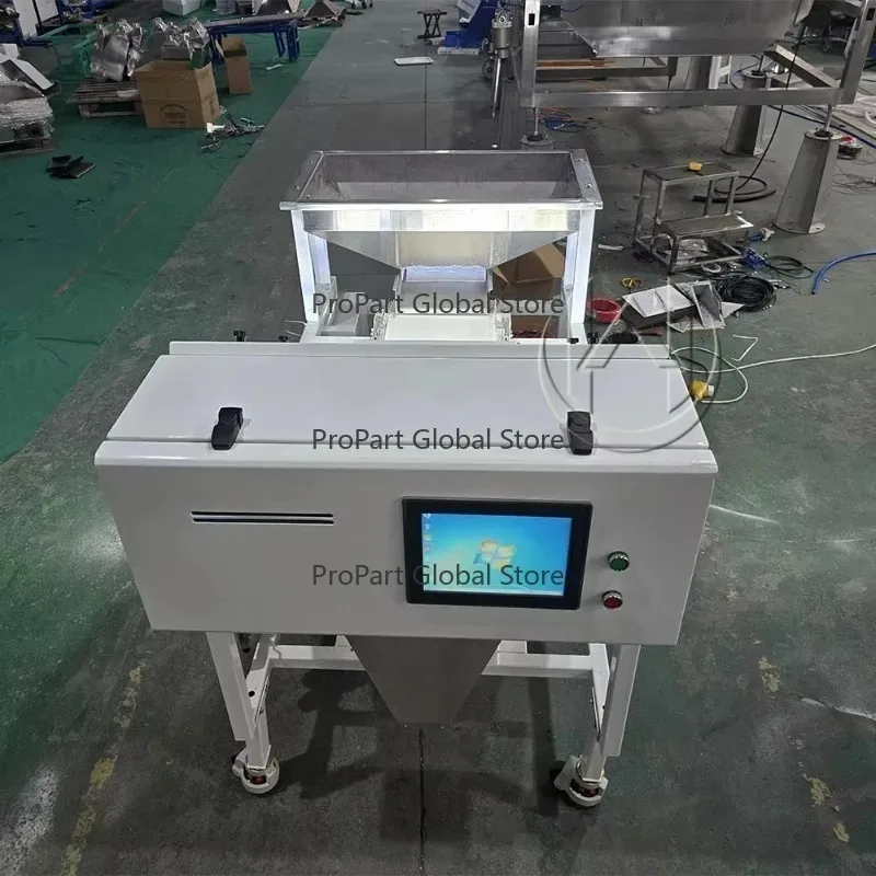 AI Intelligent 600-3000kg/h  Belt Coffee  Bean Cherry Garlic Chili Olive Tomato Jerky Plastic Color Sorter Sorting Machine