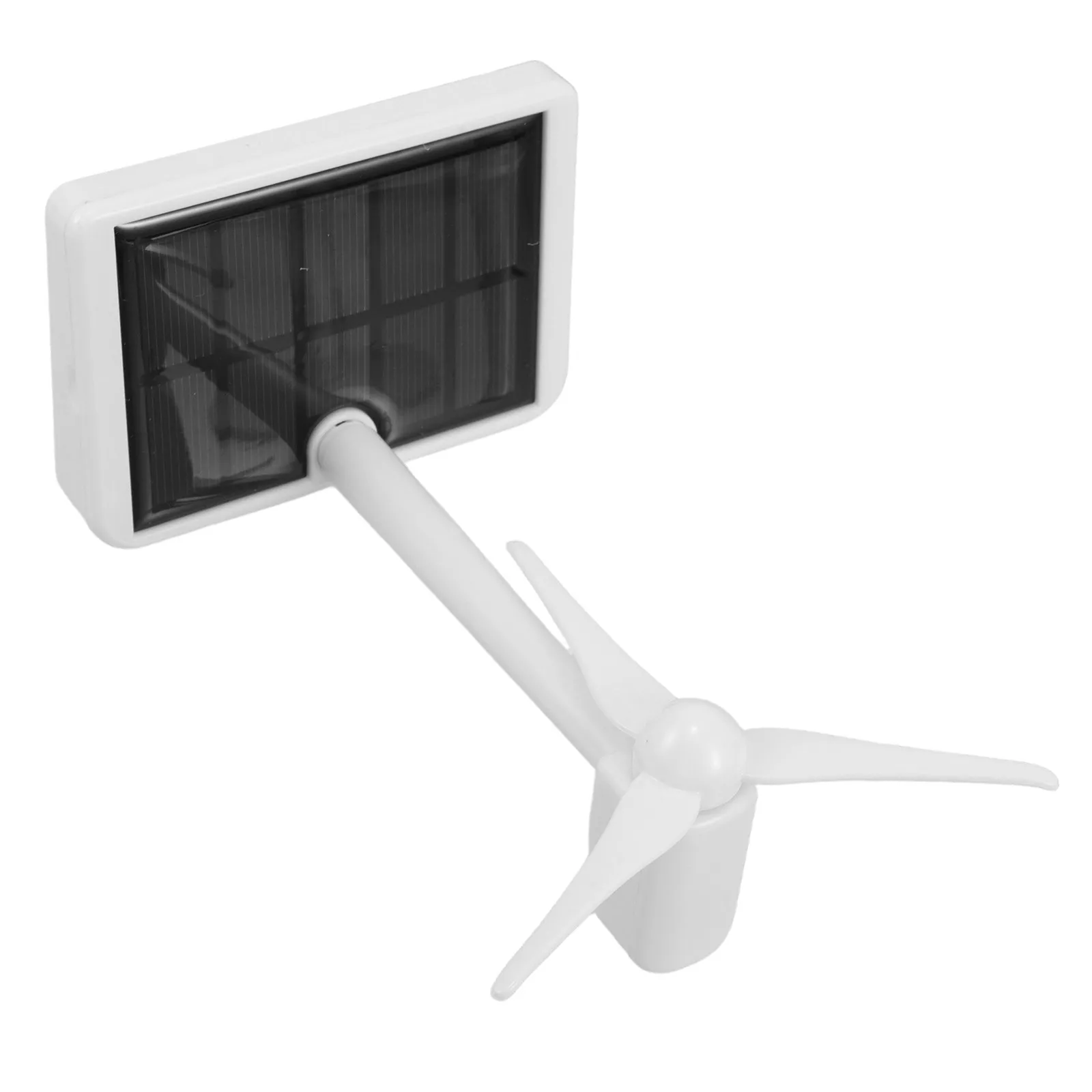 Solar Powered Fan Windmill Educational Science Kit Desk Home Ornament Miniature Solar Energy Teaching Tool for Kids