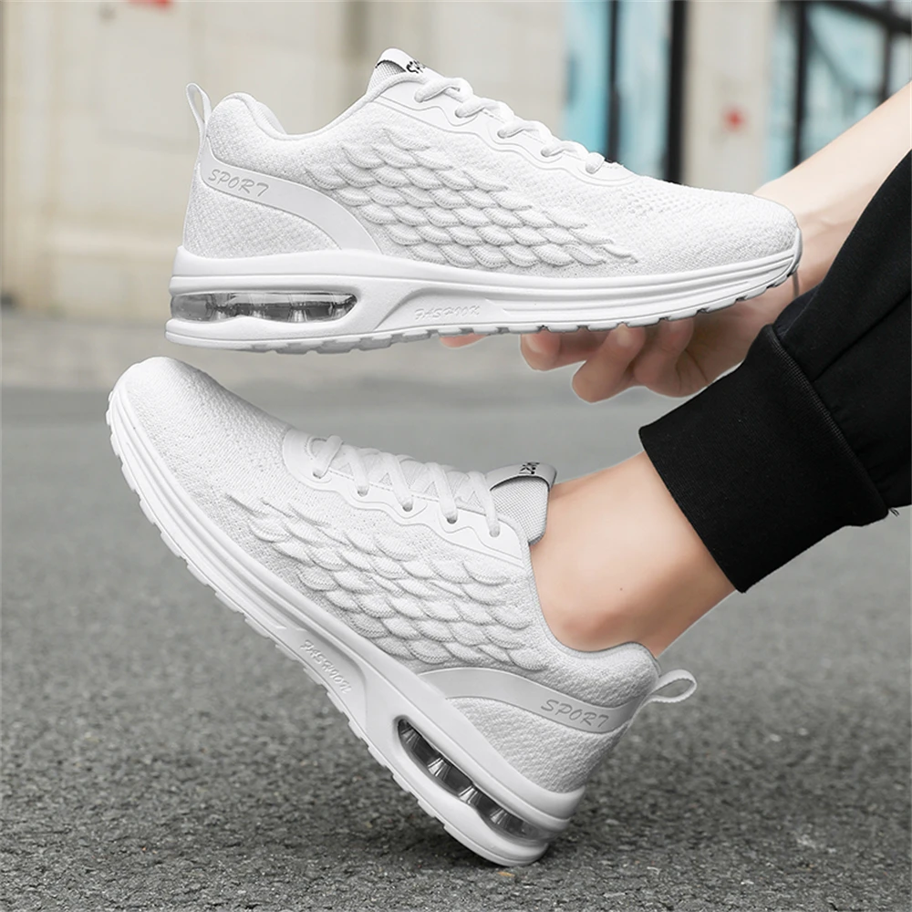 

Мужские кроссовки для бега, уличные спортивные повседневные сетчатые теннисные туфли на шнуровке, легкие кроссовки для спортзала и пробежек, новые мужские кроссовки 2026 года