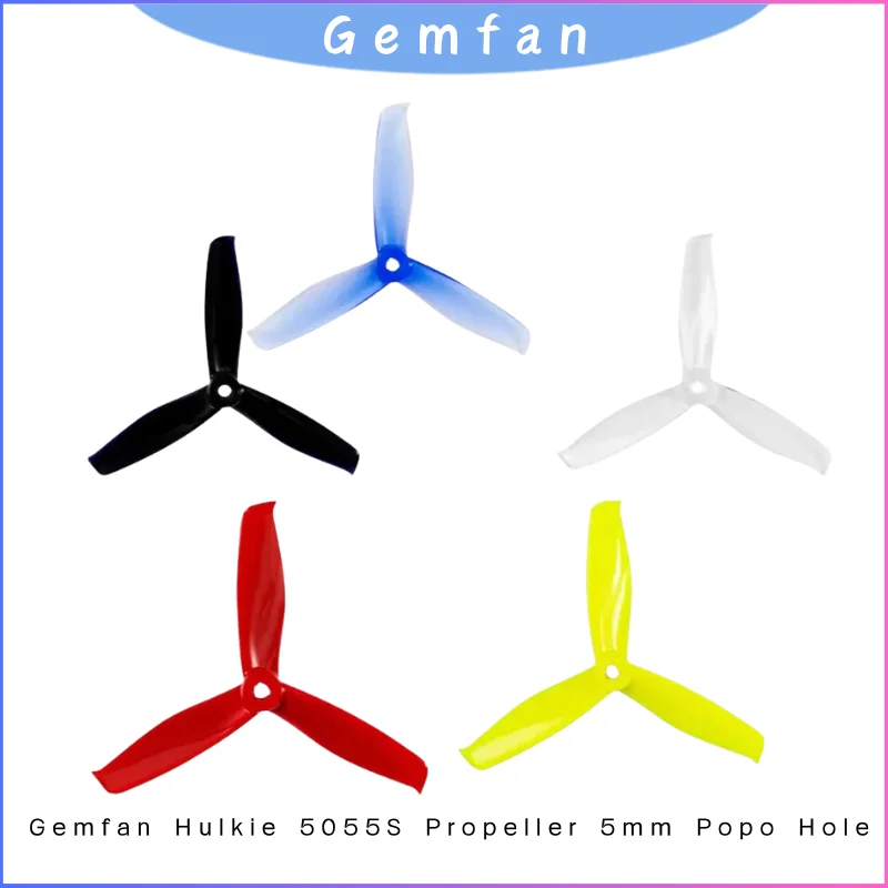 

Gemfan Windancer 5042 5x4,2 3-лопастной пропеллер для ПК для FPV Racing Freestyle Drone Сбалансированный плавный полет 5-дюймовый CW CCW